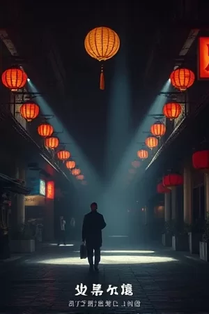 《铁轨尽头》废弃车站长椅竖版海报
