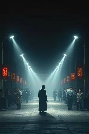 《蓝色休止符》音乐厅空座舞台竖版海报