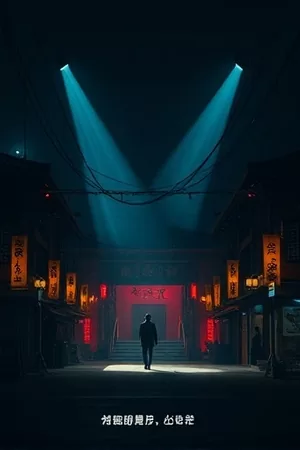 《雾港来信》雨夜码头对峙场景竖版海报