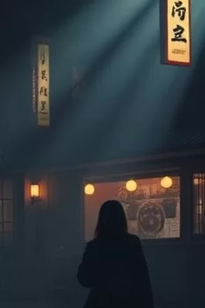 《银座夜航》上世纪街景长镜头竖版海报