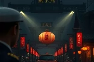 《潮汐时刻》海边防波堤黄昏远景横版剧照